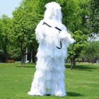 Snow White Tactical Sniper Ghillie Suit Camouflage Suit For Snow Field Hunting