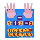 Montessori Felt Math Toy For Kids Toddlers Counting Numbers Early Learning Gift