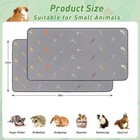 4pcs Guinea Pig Cage Liners guinea Pig Fleece Cage Liners24  x48   Super Abso   