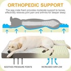 Dog Crate Bed Waterproof Deluxe Plush Dog Beds With Removable Washable Cover Ant