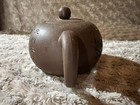 Vintage Chinese Clay Hand Carved Tea Pot Yixing 