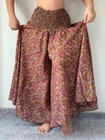 Wholesale Lot 5 Pc Vintage Sari Wide Leg Hippie Boho Gypsy Palazzo Pants Trouser