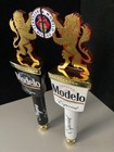     New  2  Modelo Negra   Especial 3 Sided Beer Tap Handle Pair For Kegerator Lot