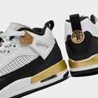 Big Kids  Jordan Spizike Low Casual Shoes White metallic Gold black Fq3950 108