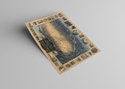 Fresno County California Vintage 1920s Pictorial Map Poster Garden Of The Sun