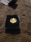 10k Gold International Association Of Machinists 50 Years Service Pin  10k Gold