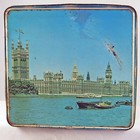Tin Box Peak Freans London Big Ben Empty Collectors Can Metal Container Vintage
