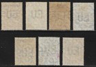Colombia Scott  cleu50-cleu56 Scadta Us Consular Ovpt Vf Set Used