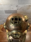 Vintage Brass   Copper Mini Divers Helmet Deep Sea Replica 11   