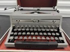 Vintage 1949 Royal Typewriter Quiet De Luxe Gray Magic W  Case