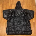 Rumpl The Original Puffy Poncho Down Wearable Blanket Black Size Large