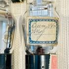 Pair Vintage Rca Radiotron Vacuum Tubes Original Boxes 1945 Date   Aduanas Stamp