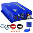2000w Pure Sine Wave Inverter 48v To 120v 220v Power Converter Home Car Solar Rv