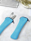 1pc Portable Cutlery Storage Bag - Travel Flatware Organizer For Camping  Office