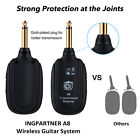 Uhf Guitar Wireless System Transmitter receiver Built In Rechargeable Battery