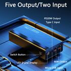 50000mah 66w Power Bank Fast Charger Large Capacity Portable External Battery Us
