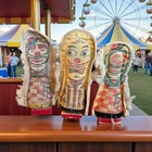 Vintage Carnival Clown Knock Down Dolls Midway Punk 1930s-50s Circus  Boardwalk