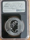 2018 Canada  5 Silver Maple Leaf Incuse Design First Day Of Production Ms70