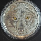 2017 Royal Canadian Mint  15 In The Eyes Of The Wolf Pure Silver Coin