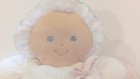 Vtg  Eden Pink Cloth Baby Doll Thermal Waffle Weave Plush Stuffed Toy
