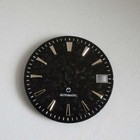 Seiko Custom 28 5 Black Snowflake Dial W date Polished Indices Grand Mod Part