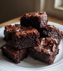      Fresh Baked Fudge Brownie Sample Box Chocolate Fudge Soft   Gooey 4ct