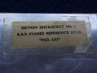 Extremely Rare British Royal Air Force Emergency Rations Mk  6  packed 6 1963 