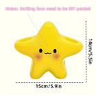 1pc Cute Star Toothbrush Holder Bathroom Toothpaste Organizer Stand - New