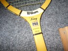 Wilson Vtg 70 s Billie Jean King Pro Tennis Racket With Case   Cover          