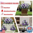 Losfotbo 3pcs Headstone Flowers Saddle For Tombstone cemetery Flower Memorial