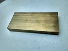 Brass Flat Bar 4  Long 3 8  X 2  C360 Solid Plate Mill Stock H02  375 x 2 00