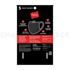 Lot Of 4 Packs  20 Masks  Hanes Black 100  Cotton Face Mask Washable Reusable