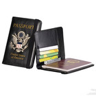 Passport Holder Cover And Card Case Slot Combo Rfid Blocking Leather Travel Pass