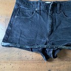 Black Denim Shorts In A Size 8
