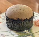 Victorian Gorham Sterling Silver Hat Pin Cushion   Trinket Box Bell Icon  30g