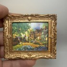 Ooak Dollhouse Miniature 1 12 Gold Framed Print Art Artisan