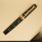 Aurora Optima 996 Marine Green Fountain Pen 14k Gold Nib