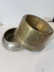 Antique Heavy Brass Spittoon cuspidor- 2 Pc