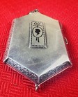 Antique Art Nouveau Sterling Silver Compact 71 66g Victorian Change Coin Purse