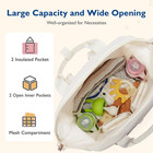 Diaper Bag Backpack  Large Baby Bag For Girl Boy Convertible Diaper Bag Tote Wit