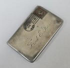 Antique 1890 Miniature Sterling Silver Envelope Stamp Box Gorham