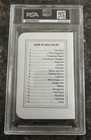 Dustin Johnson Signed Autographed Masters Scorecard Golf Champion Psa dna