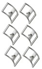 Conway Buckles Pack Of Six 1 2  Buckles Quality Nickel Plated New 