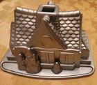 Nordic Ware Gingerbread House Christmas Cottage Cake Mold Bundt Pan 9 Cups 2 1l