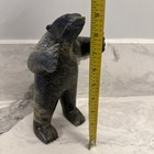 Authentic Large Inuit Eskimo Canada Bear Carving Sculpture With Labels