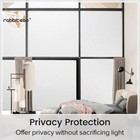 Rabbitgoo White Window Film Opaque Privacy Static Cling Sticker Heat Control