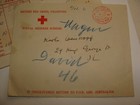 1941 British Red Cross Palestine Cover Stamp Jerusalem Letter Hebrew Jewish Wwii