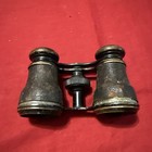Lemaire Fabt Paris France Opera Glasses Leather Wrapped   Working Condition