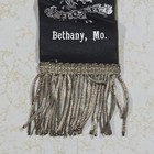 Vintage Rebekah Lodge Ioof Odd Fellows Memoriam Double Sided Ribbon Bethany  Mo