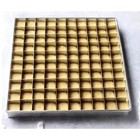 Brownie Divider Pan 100 Slot   10x10 Grid Aluminium Baking Mold Brownie Cake 12 